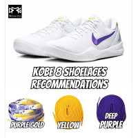 Kobe 8 Laker Home Shoelaces Recommendations